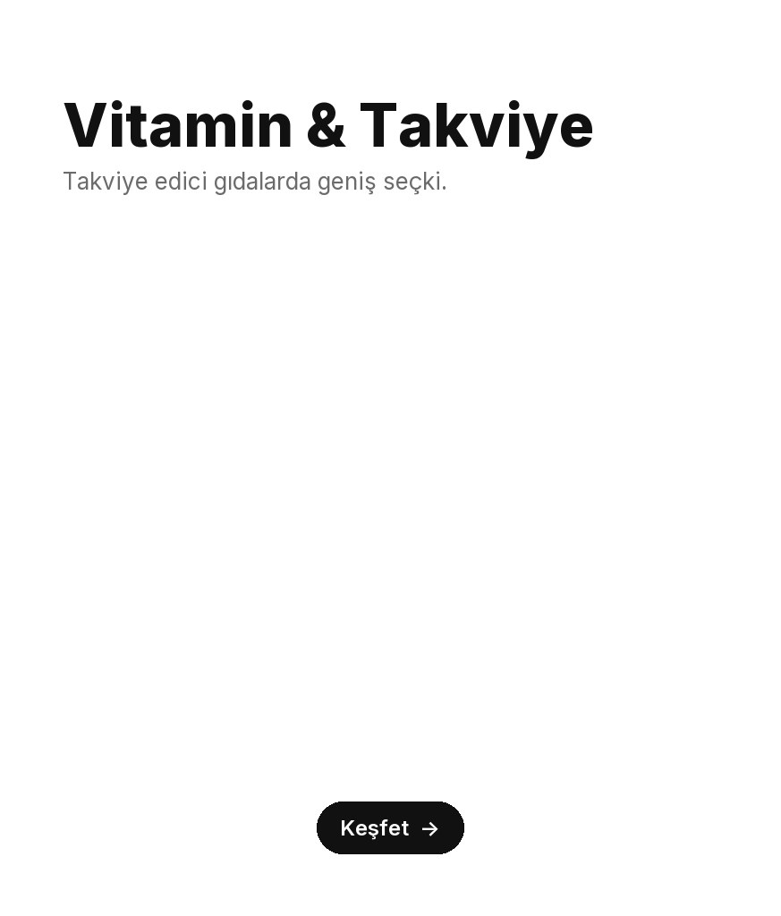 Vitamin & Takviye