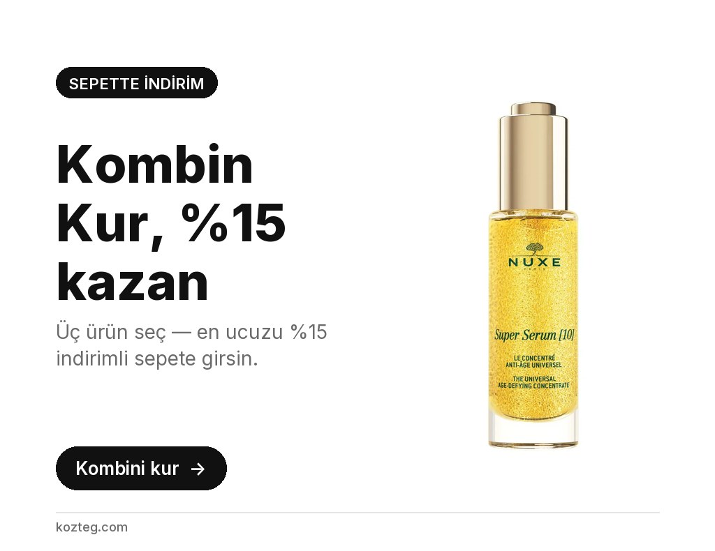 Kombin Kur — 3 ürün seç, en ucuzu %15 indirimli
