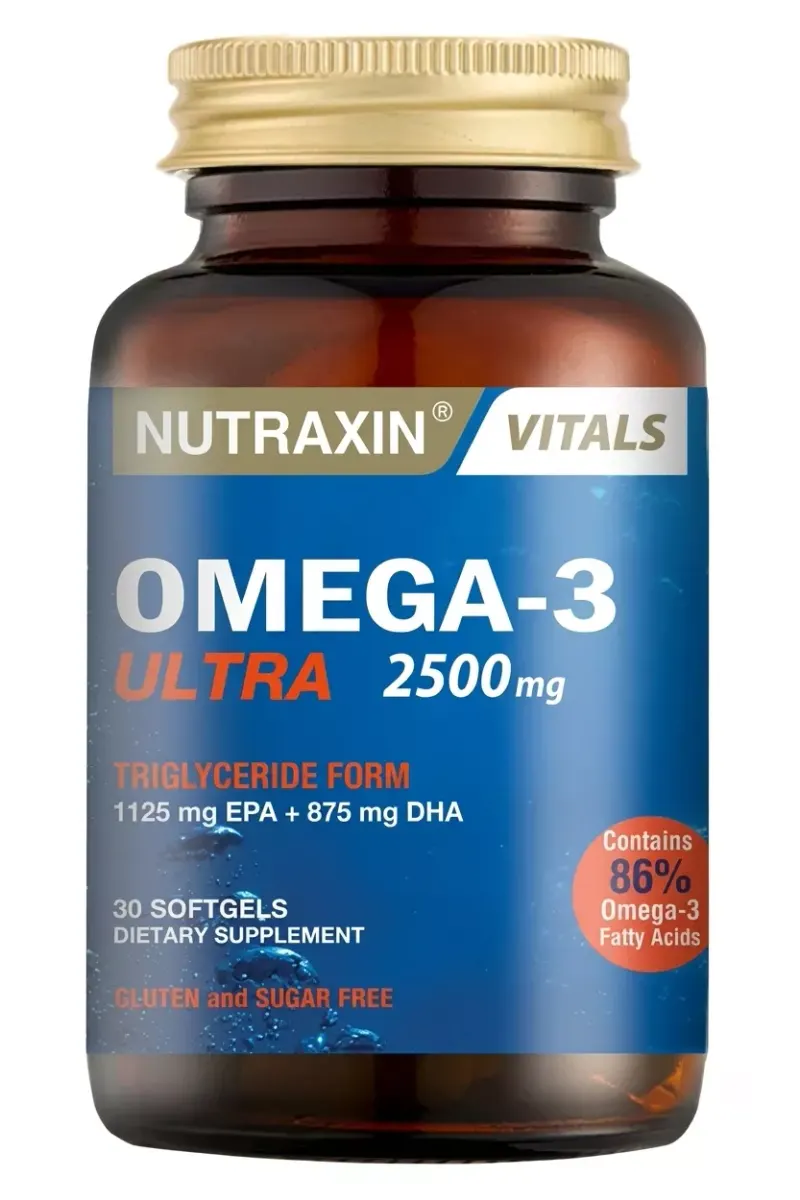 Nutraxin Vitals Omega-3 Ultra 2500 mg 30 Softgel