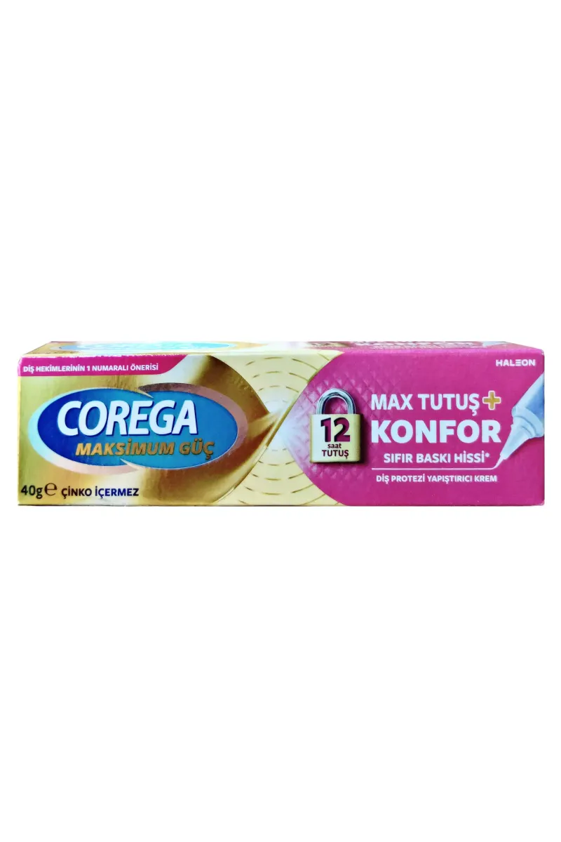 Corega Diş Protez Yapıştırıcı Krem Yastık Konforu 40 gr