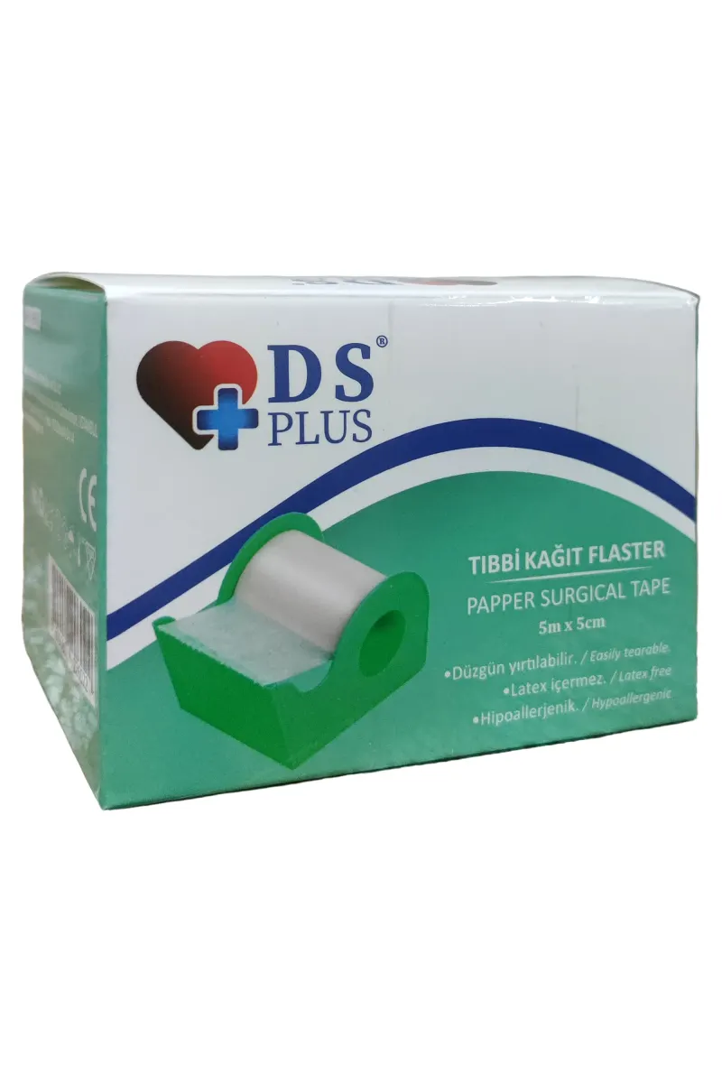 DS Plus Kağıt Flaster 5 m x 5 cm