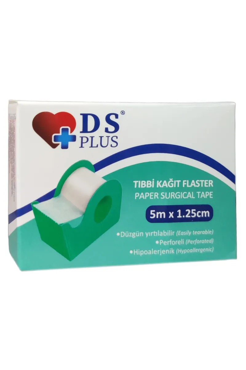 DS Plus Kağıt Flaster 5 m x 1,25 cm